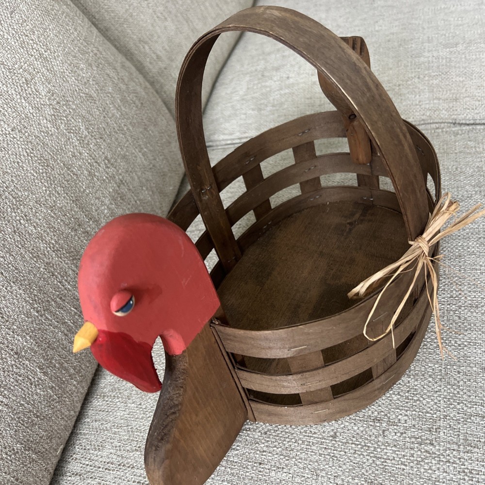 Vintage Turkey Basket