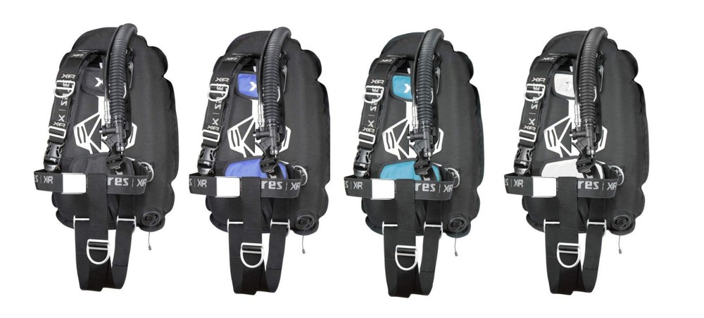 Mares XR-REC TRIM Single Backmount Set Various Colors