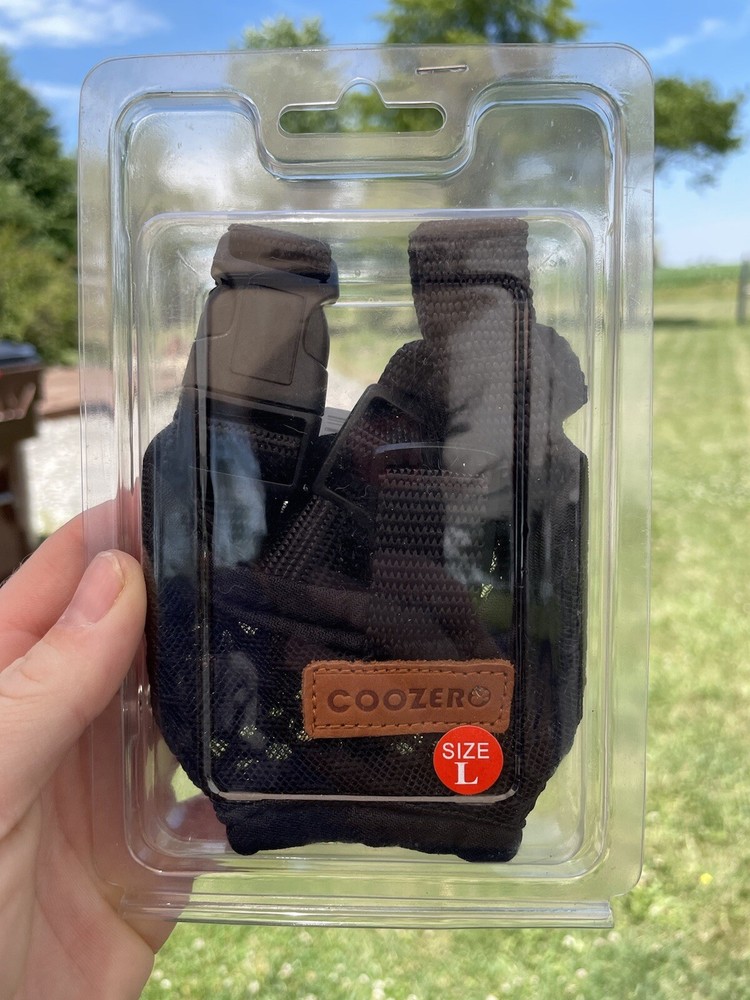 Coozero Dog Muzzle, Black, SZ Large