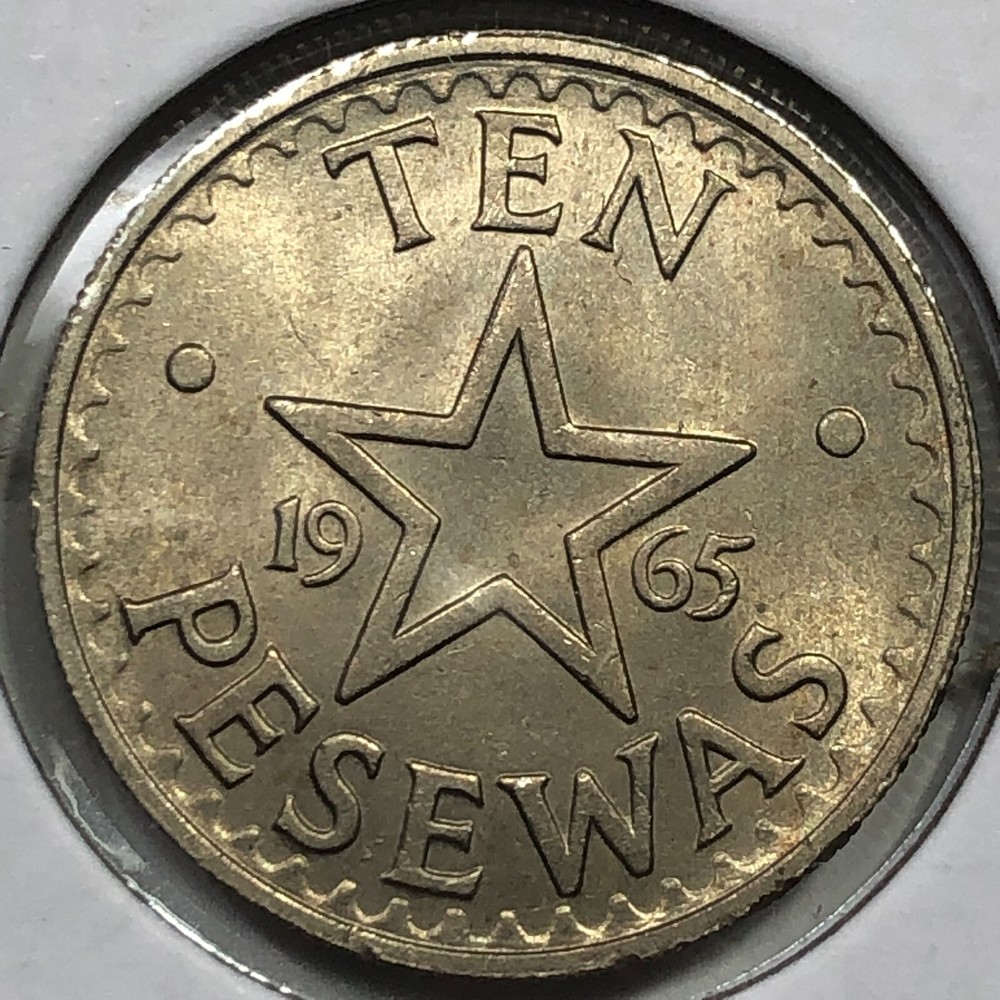 1965 Turkey 10 Pasewas Foreign Coin #1898