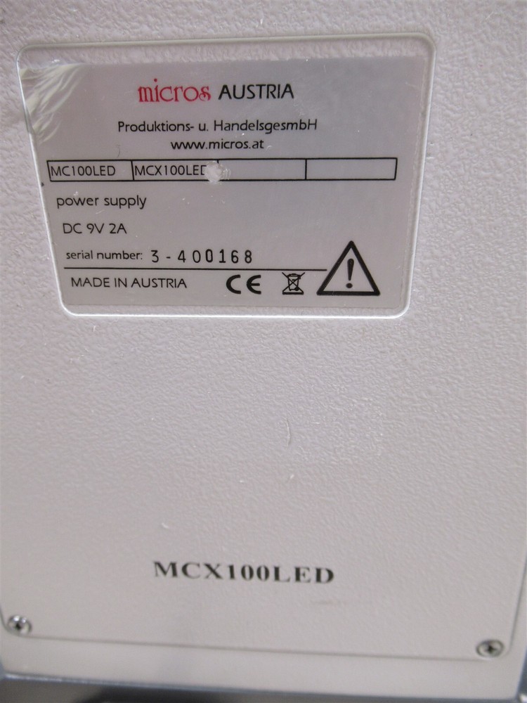 Micros Austria Biological Microscope 4 Objectives & Eyepieces MCX100LED Daffodil