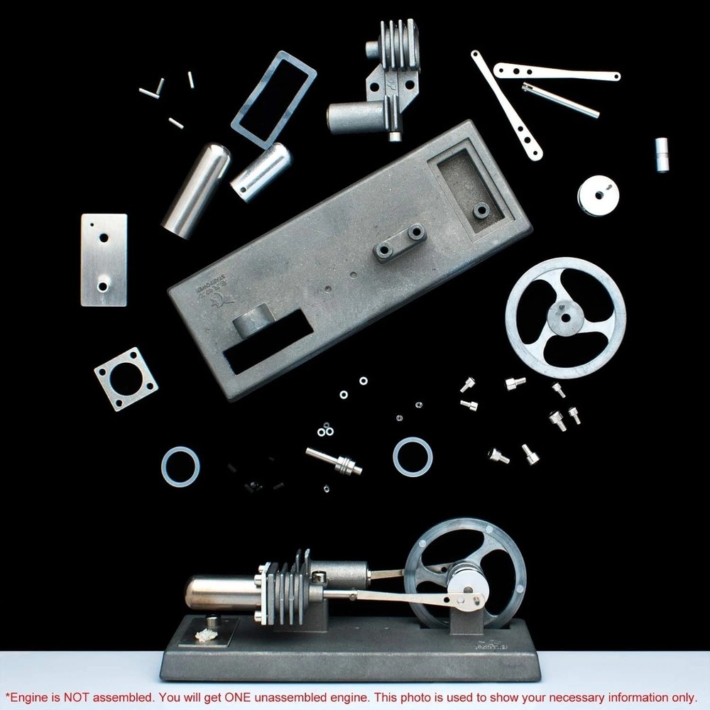 Stirling Engine Model for Physics Enthusiasts-