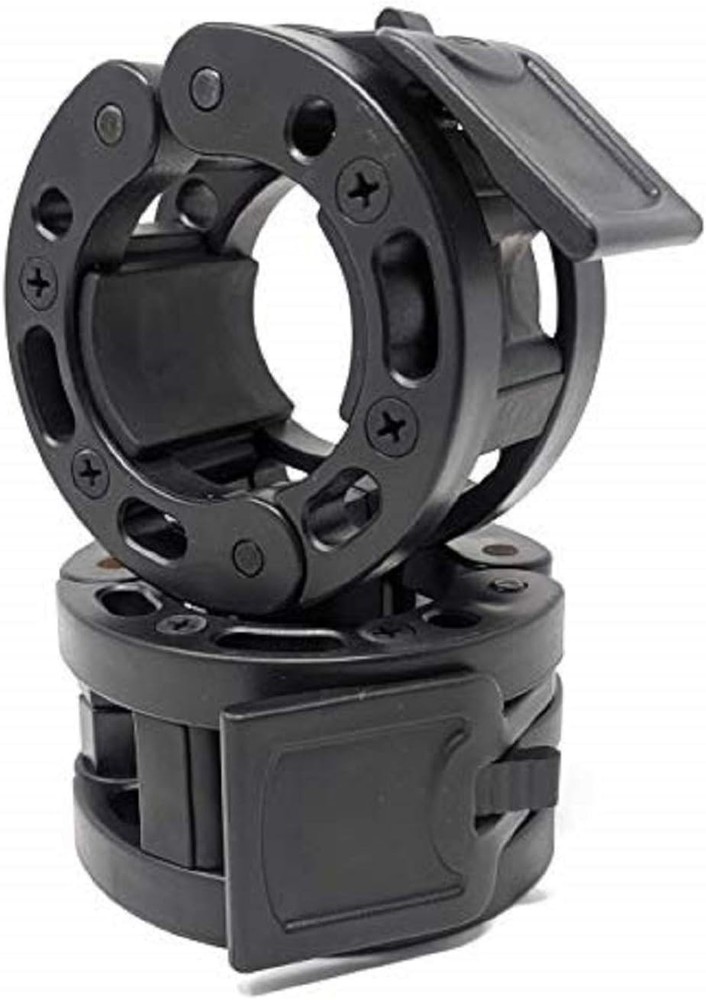 Patented Quick Release Barbell Collars - Effortless Weight Changes for Lifting