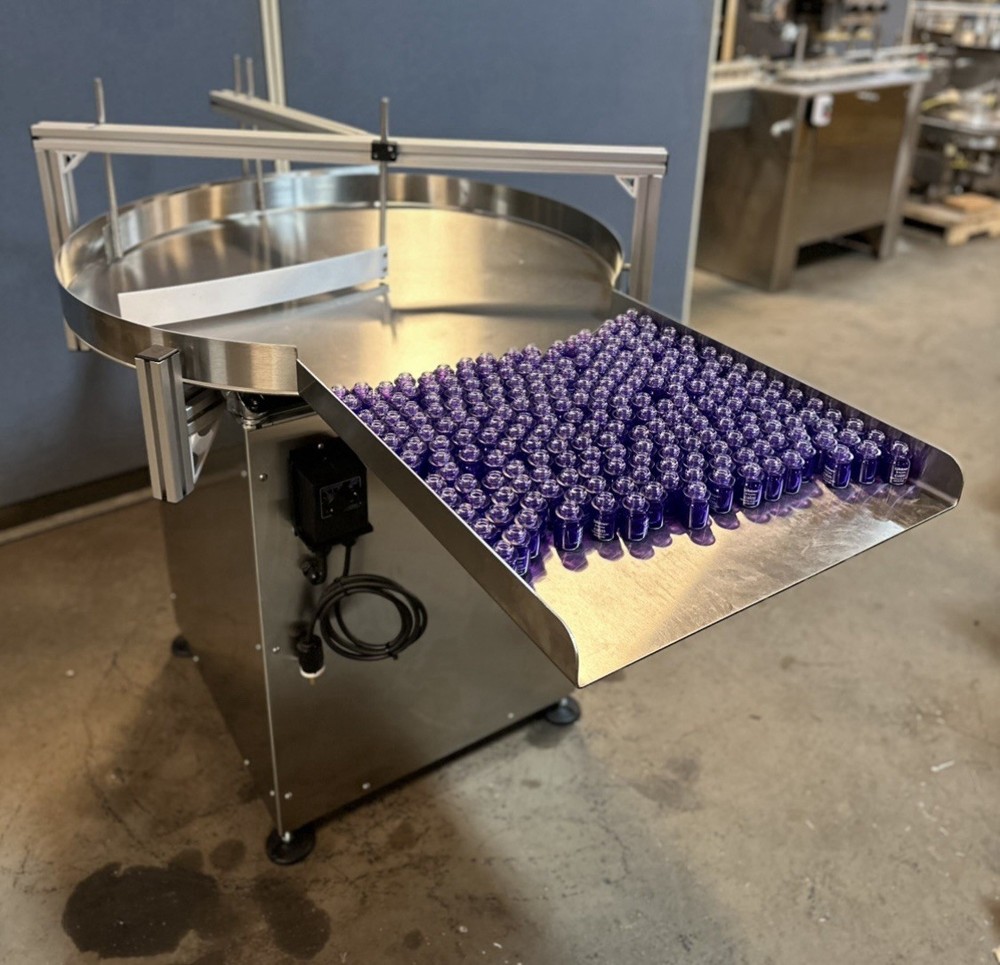 36” Rotary Bottle Unscrambler/Feeding Table NEW!