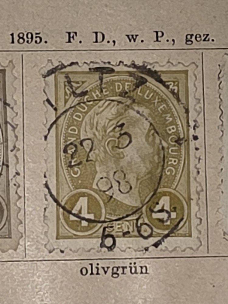 Foreign Luxemburg 4c Stamp Used - #I555