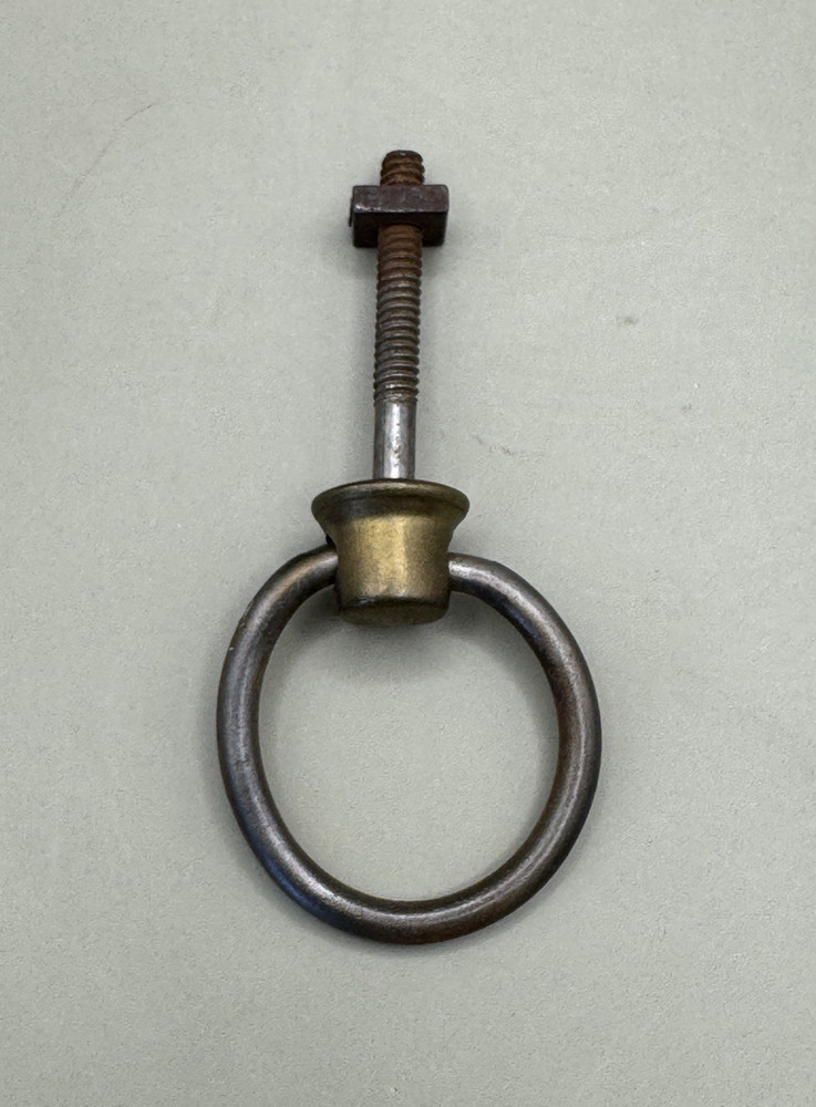 ONE (1) Vintage Antique Drop Ring Pull Salvage Hardware Reclaimed