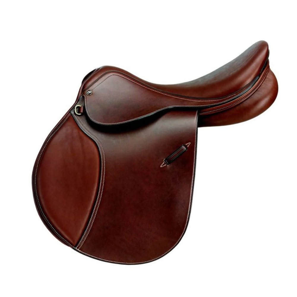 Ovation Competition Show Jumping II Saddle, 16 1/2 Medium Forward, Brown