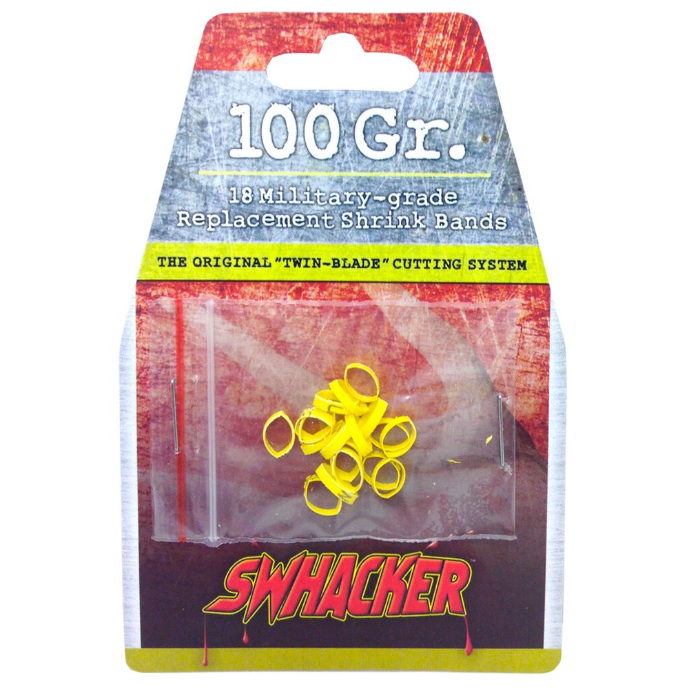 Swhacker Replacement Bands 2 Blade 100 gr. 18 pk.
