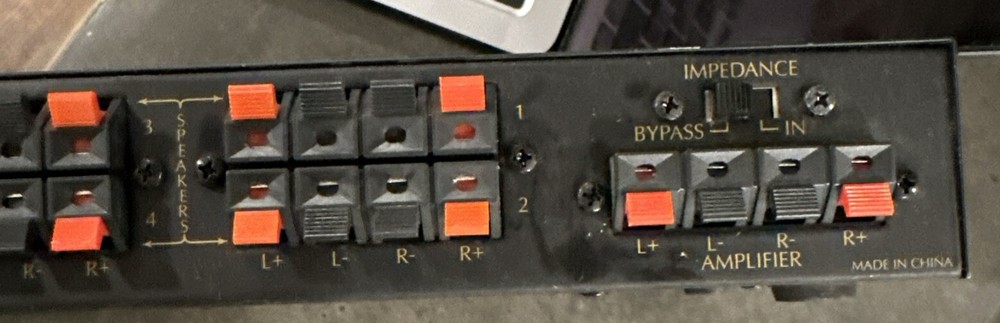 Russound SS-6.2 Impedance Matching 6 Pair Speaker Selector Switch