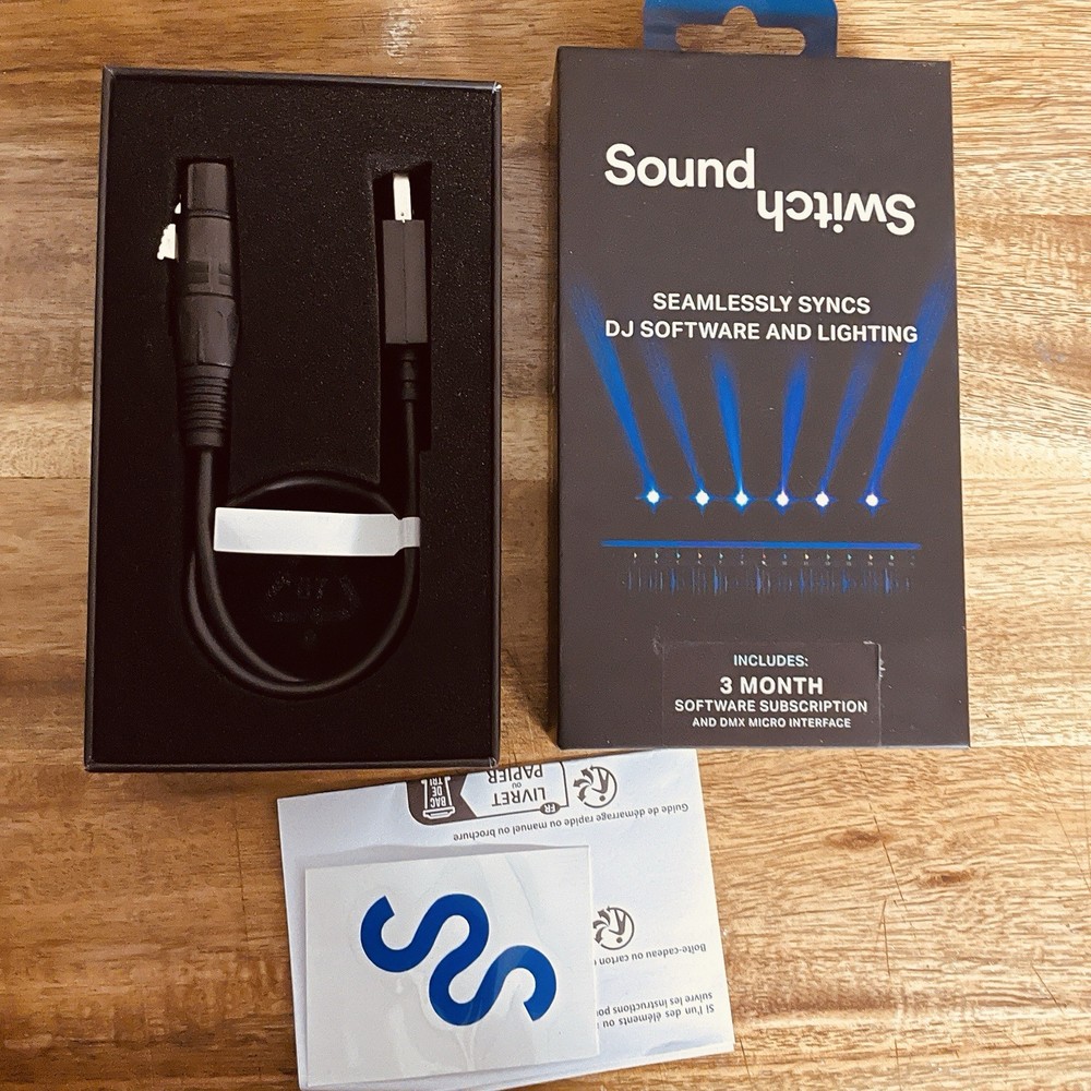 SoundSwitch Micro Interface USB to DMX 2-Universe DJ Stage Lighting Controller