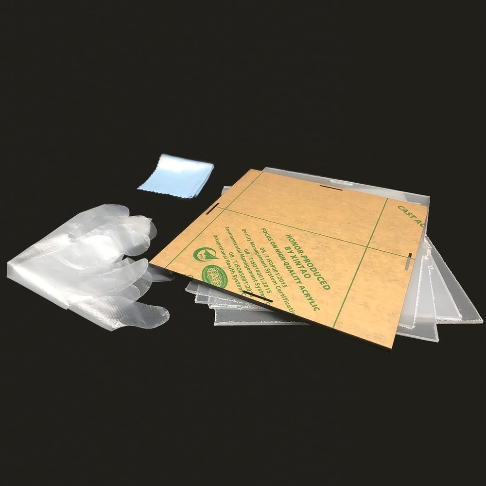 Clear Acrylic Display Case-Assemble Countertop Box for Display-Clear Display ...