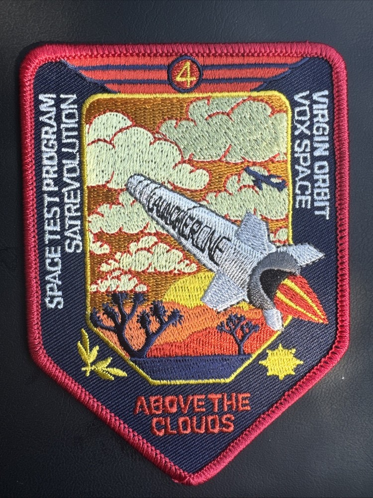 Virgin Orbit Vox Space 4 Space Test Program Launcherone Above the Clouds Patch