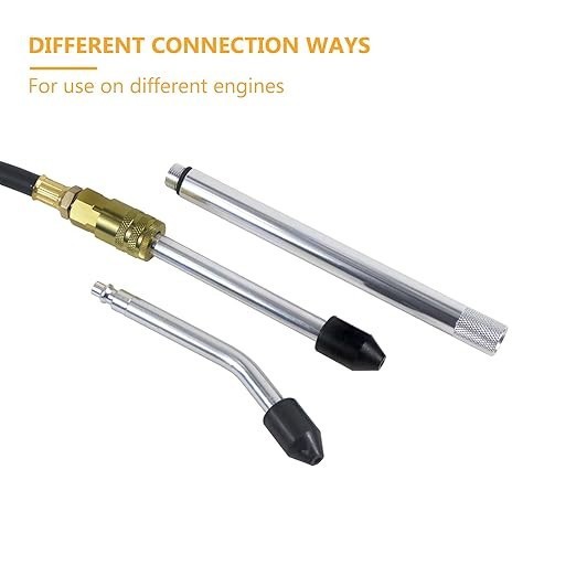 Multi-Function Cylinder Leak Down Tester Gasoline Engine Compression Gauge Test