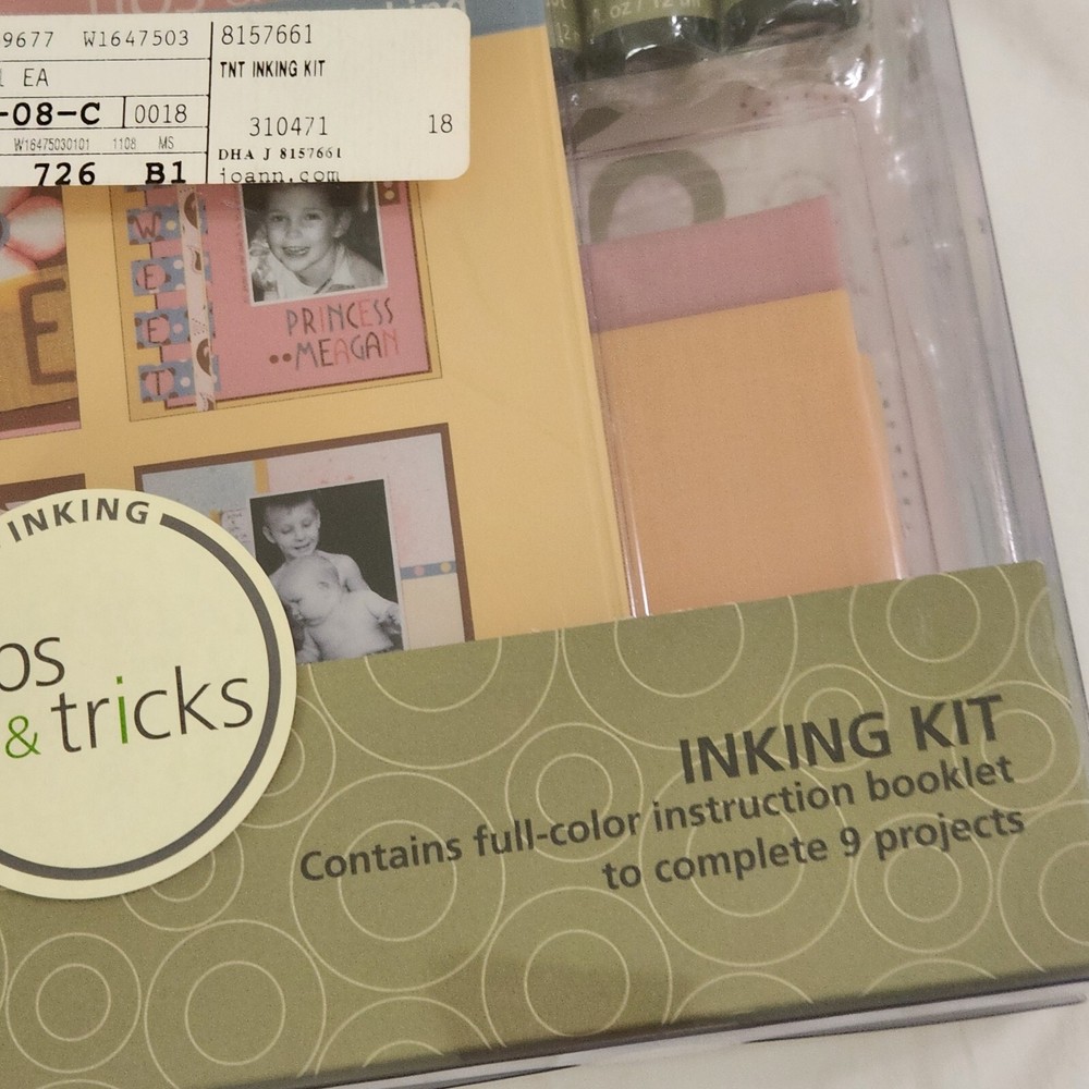 NEW Creating Keepsakes Scrapbook Inking Kit 9 Projects Embellishments - 2006