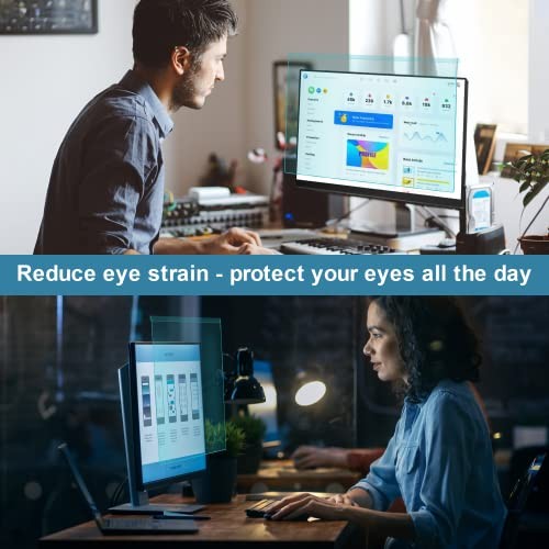 27 Inch Blue Light Blocking Screen Protector Panel, Eye 26-27 inch monitors