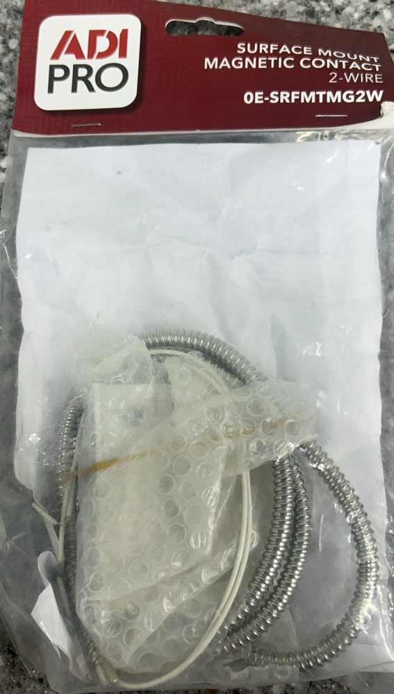 ADI PRO Surface Mount Magnetic Contact 2-Wire 0E-SRFMTMG2W