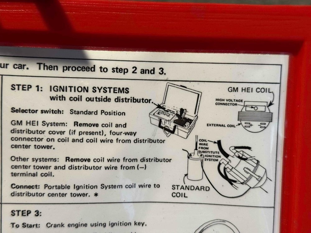 KD Tools 2632 Portable Ignition System Bypass for Breakdowns K-D Red Case