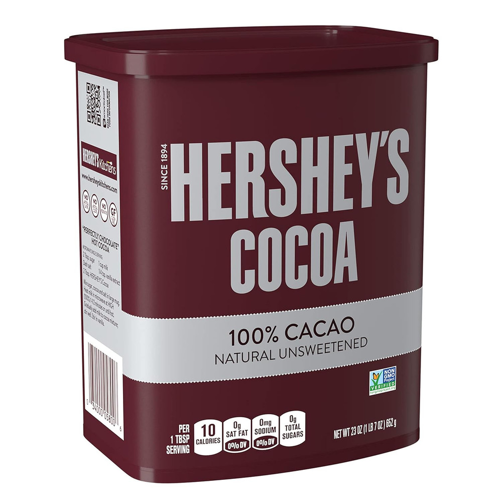 Natural Unsweetened Cocoa Powder Can, 23 Oz