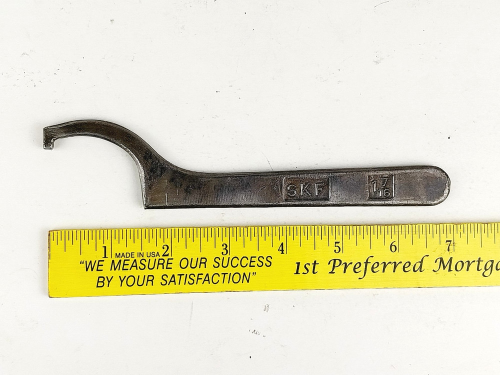 Vintage SKF 1-7/16" Hook Spanner Wrench