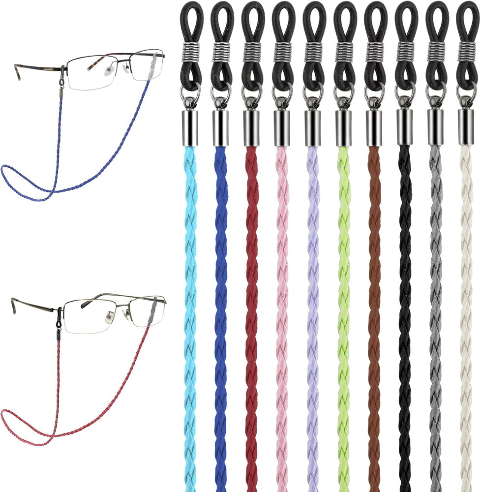 10Pcs Eyeglass Strap Chains, Eyeglasses String Holder Strap Cord, anti Slip Eye