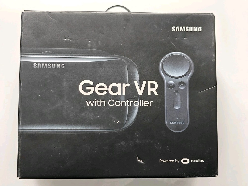 Samsung Gear VR with Controller Black Smartphone VR Headset Immersive 360°