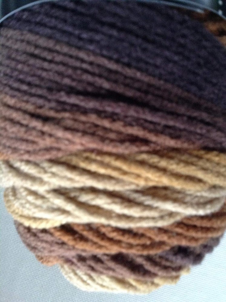 Super Saver yarn, Latte Stripe