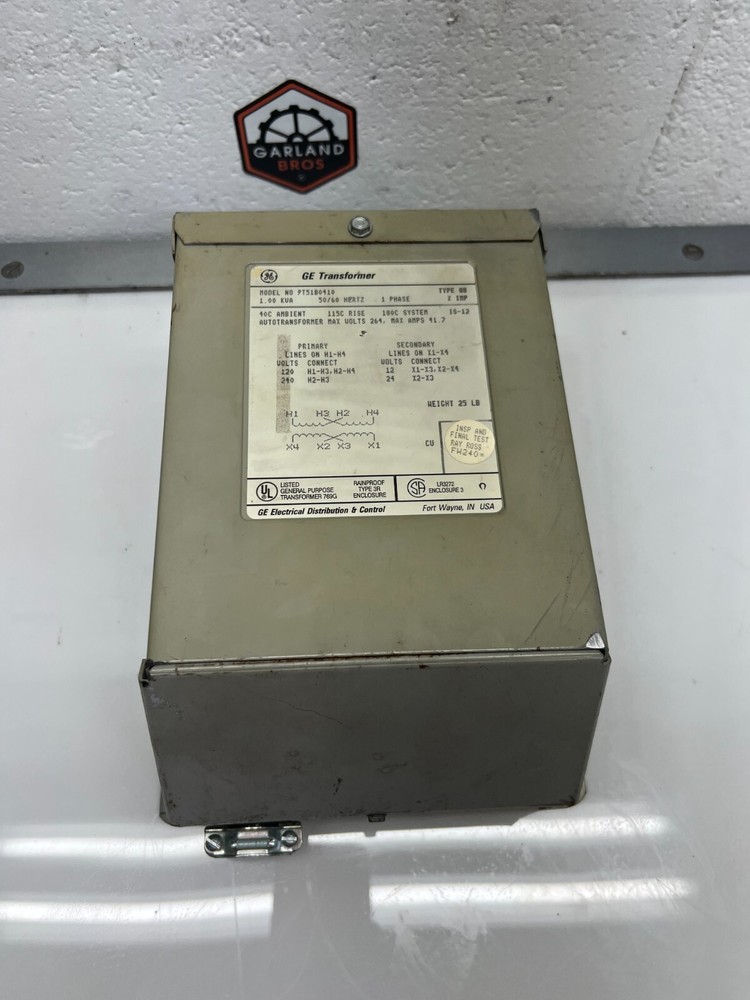 General Electric 9T51B0410 1PH Transformer