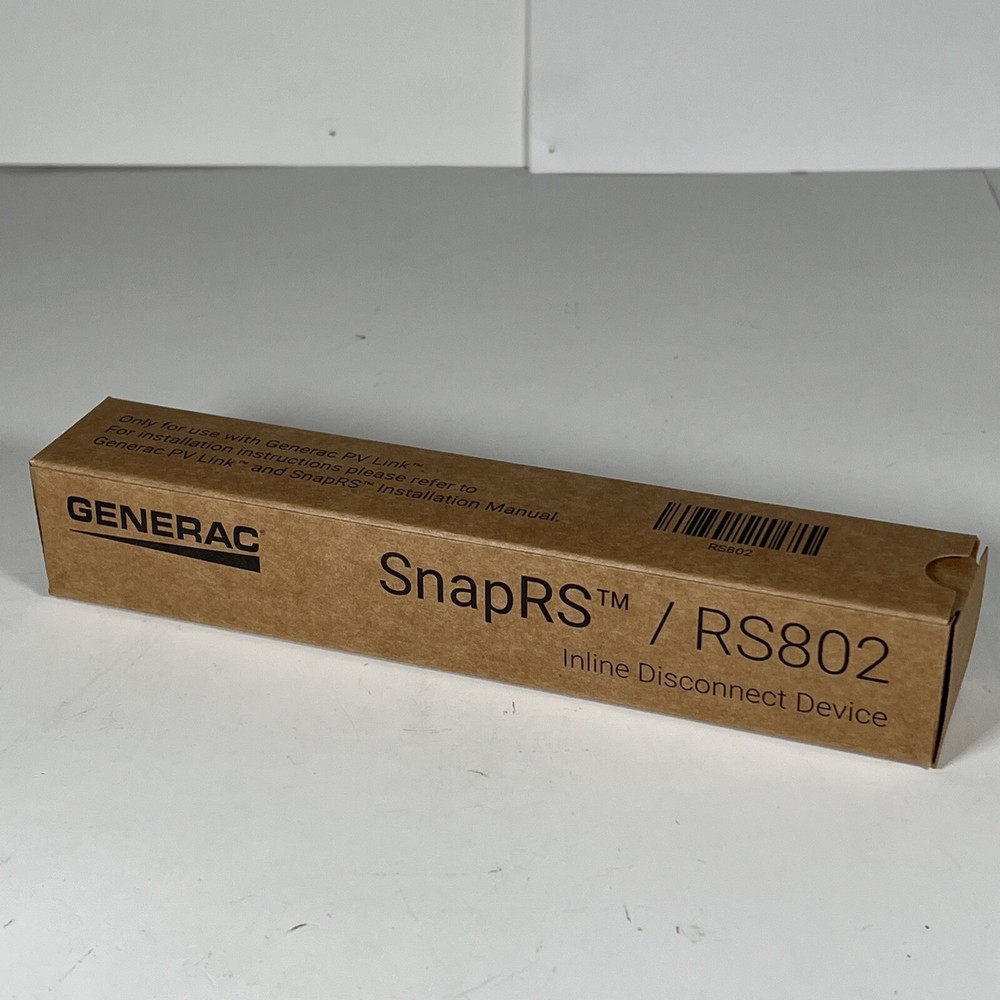 Generac SnapRS Inline Disconnect Device RS802
