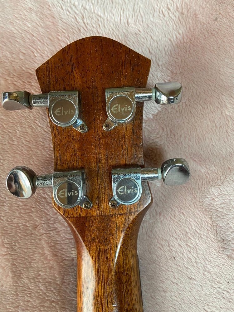 Ukulele Elvis with concert size case