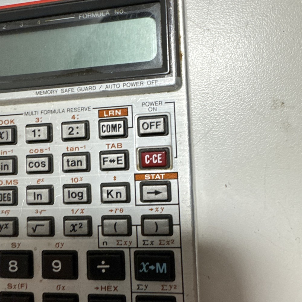 1983 Sharp EL-512 Scientific VTG Calculator