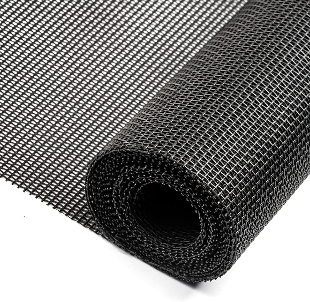 59x200" Pet Proof Window Screen Mesh Roll Replacement,Charcoal,Scratch Resistant