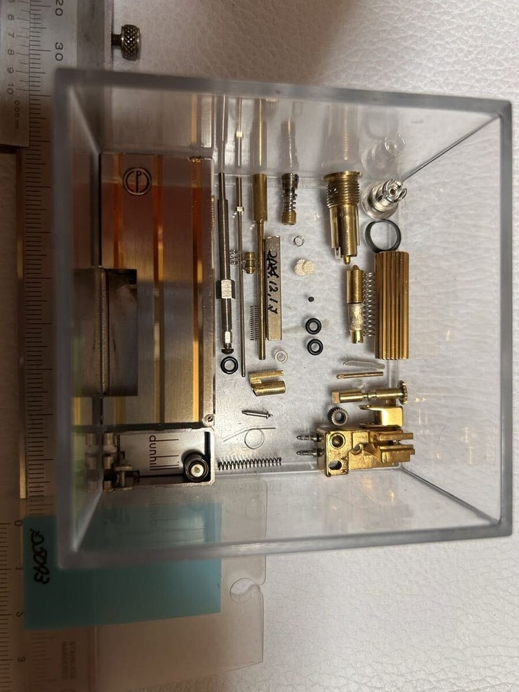 Overhauled Dunhill Rollagas lighter Silver Gold d mark without box