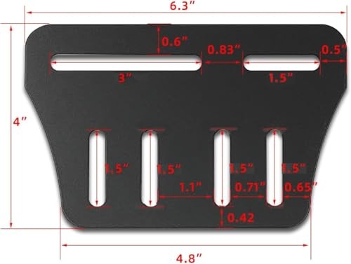 2 PCS Bed Frame Brackets Modi-Plate Bed Frame Adapter/Connector, Heavy Full