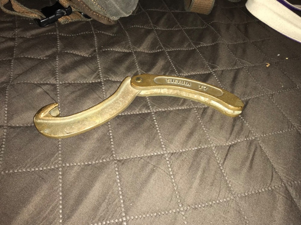 Vintage Sierra Fire Equipment Brass Spanner