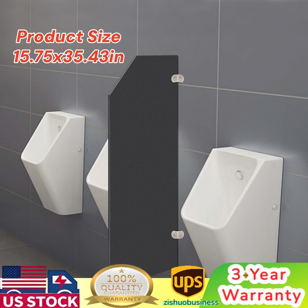 Bevel Angle Urinal Partition Panel Wall Mounted Urinal Screen Toilet Partition