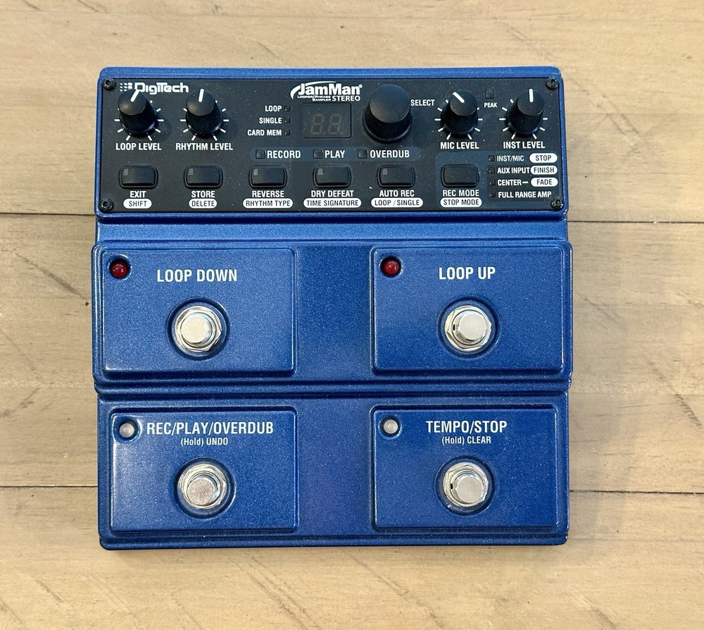 Digitech Jam Man Stereo Looper Phrase Sampler Delay Pedal - GREAT CONDITION
