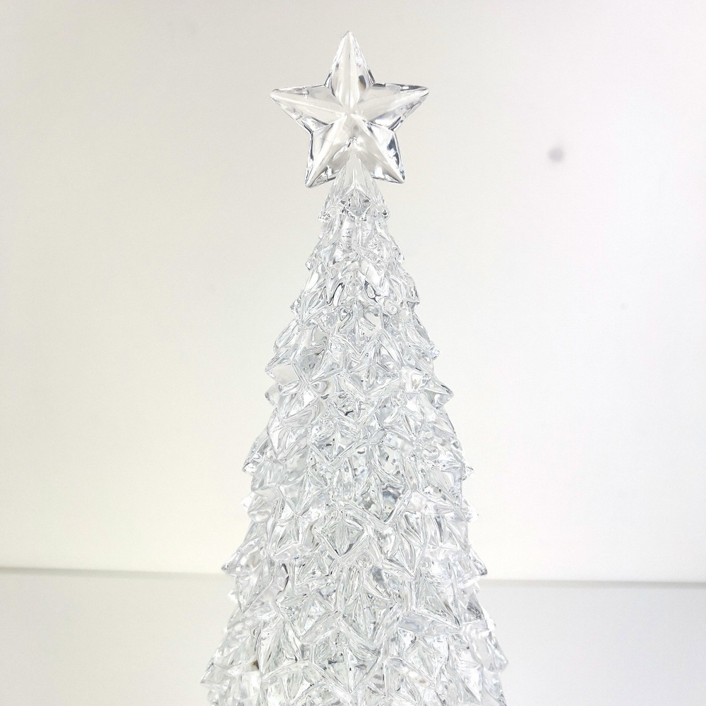 Hobby Lobby Light Up Glitter Christmas Tree Snow Globe