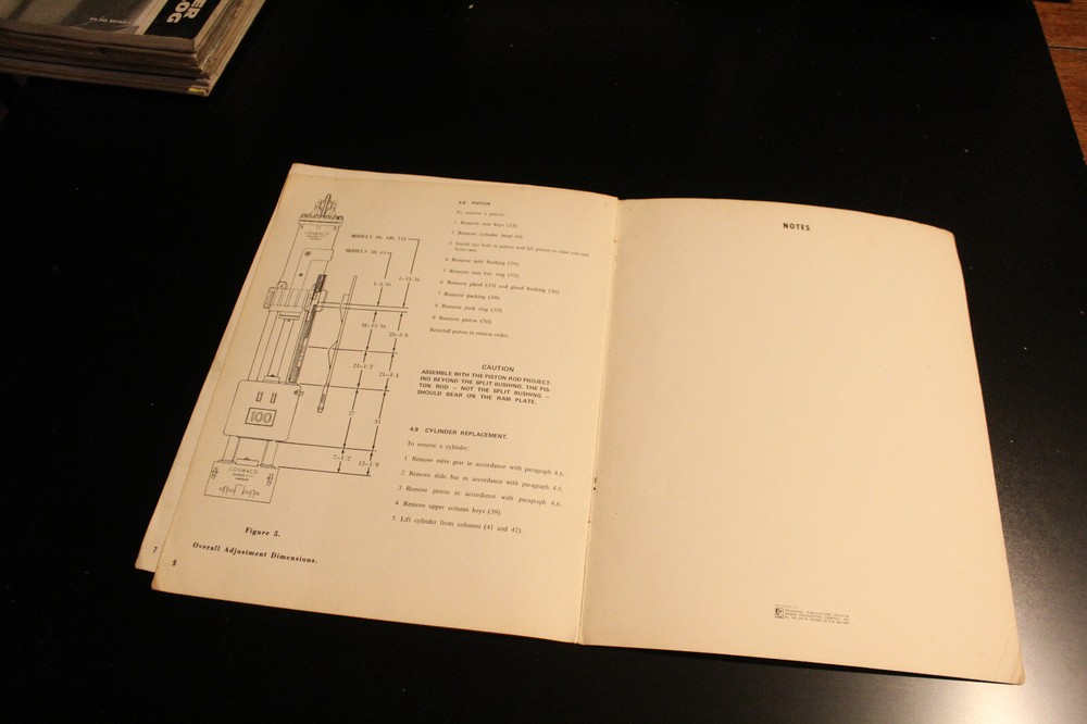 Conmaco Pile Hammer Operation and Service manual