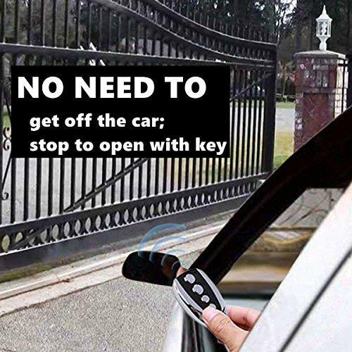 Backup Remote Control Automatic Sliding Gate Opener Driveway Security Kit