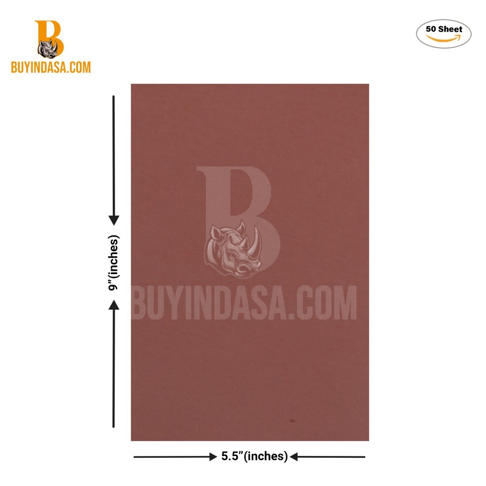 Indasa 50 PCS Half Sheets 5.5" x 9" Wet & Dry Sanding Sheets, 1000 - 2500 Range