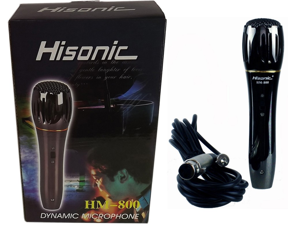 Hisonic HM800 Professional Wired Dynamic Handheld Microphone Uni-directional