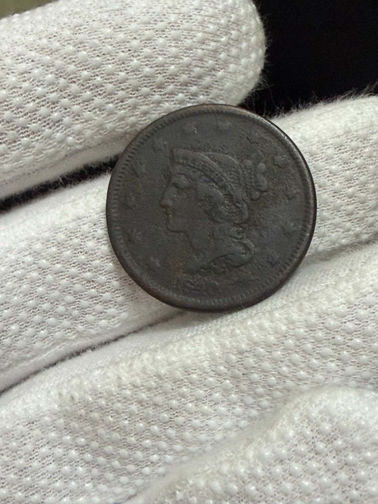 1840 Large Cent Large Date US Type Coin