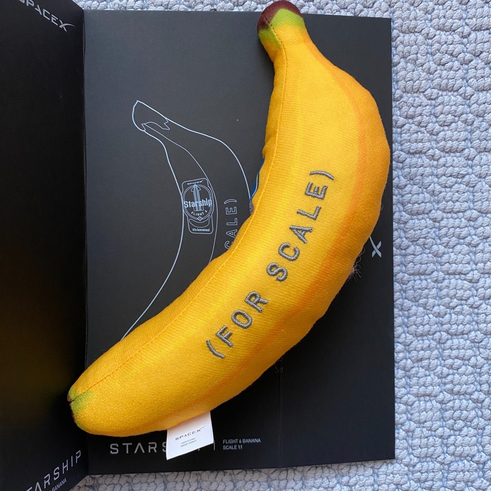 Space X Flight 6 Banana Plush