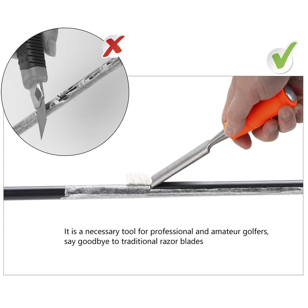 LUAATT Golf Grip Tape Remover Tool,Graphite/Steel Shaft Stripper...