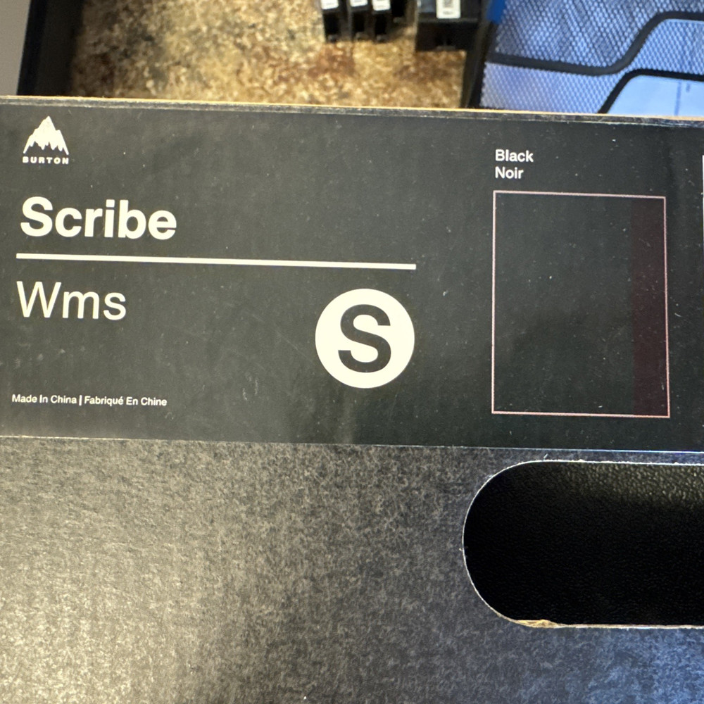 Burton Scribe SMALL SnowBoard Bindings, BLACK. NEW