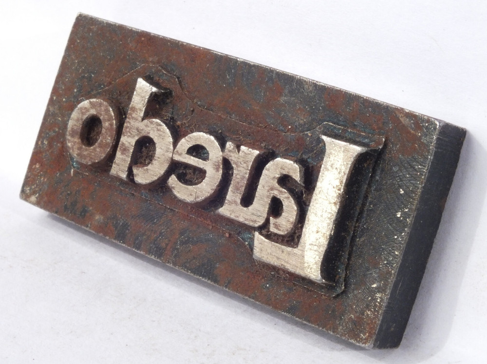 LAREDO: Steel Leather Embossing Stamp: CMS