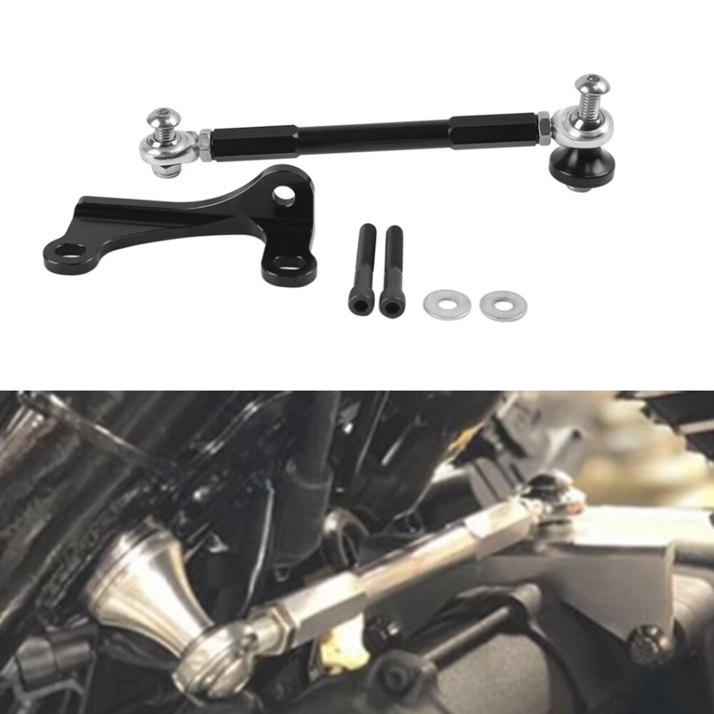 Black Anodized Frame Stabilizer For Harley Touring CVO Electra Glide 2009-2016