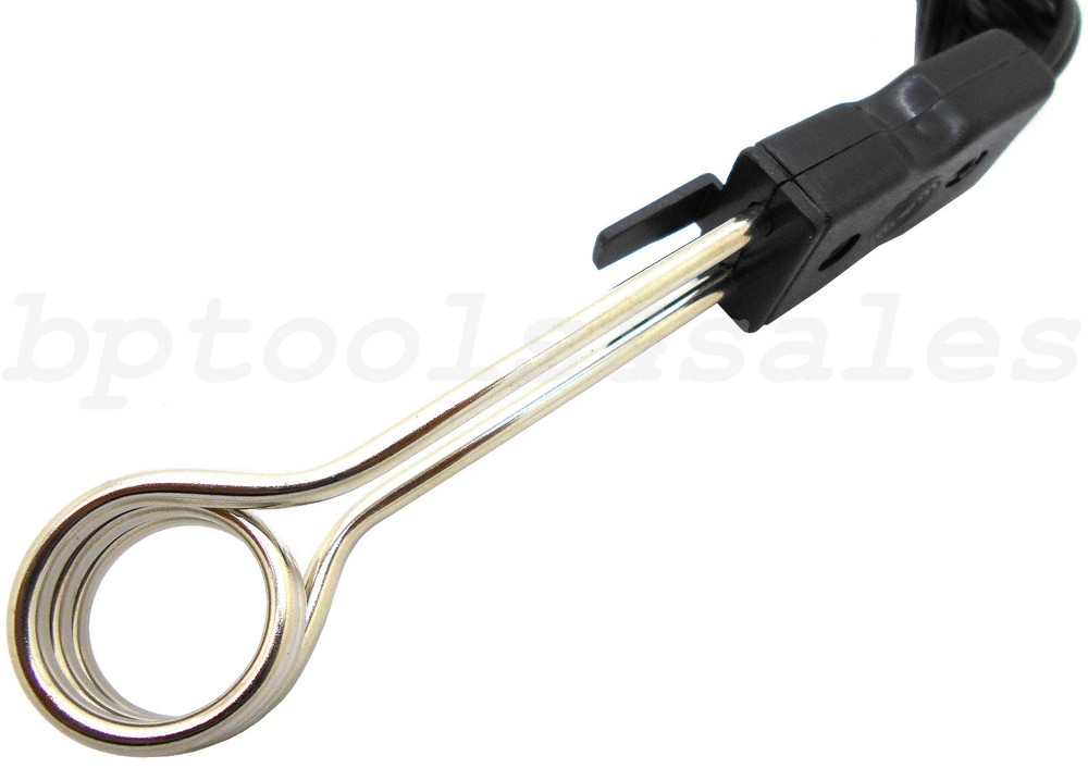 (2) 5" WATER HEATER 12V PORTABLE ELECTRIC IMMERSION ELEMENT BOILER COFFEE WATER