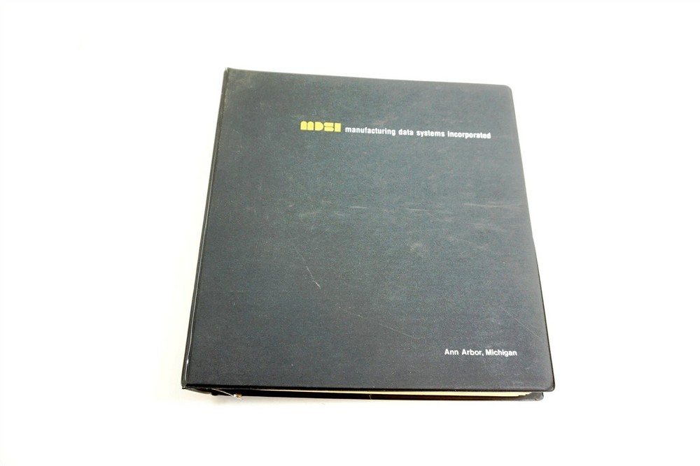 Vintage 1974 COMPACT II Programming Manual ~ Very Early computer book by MDSI