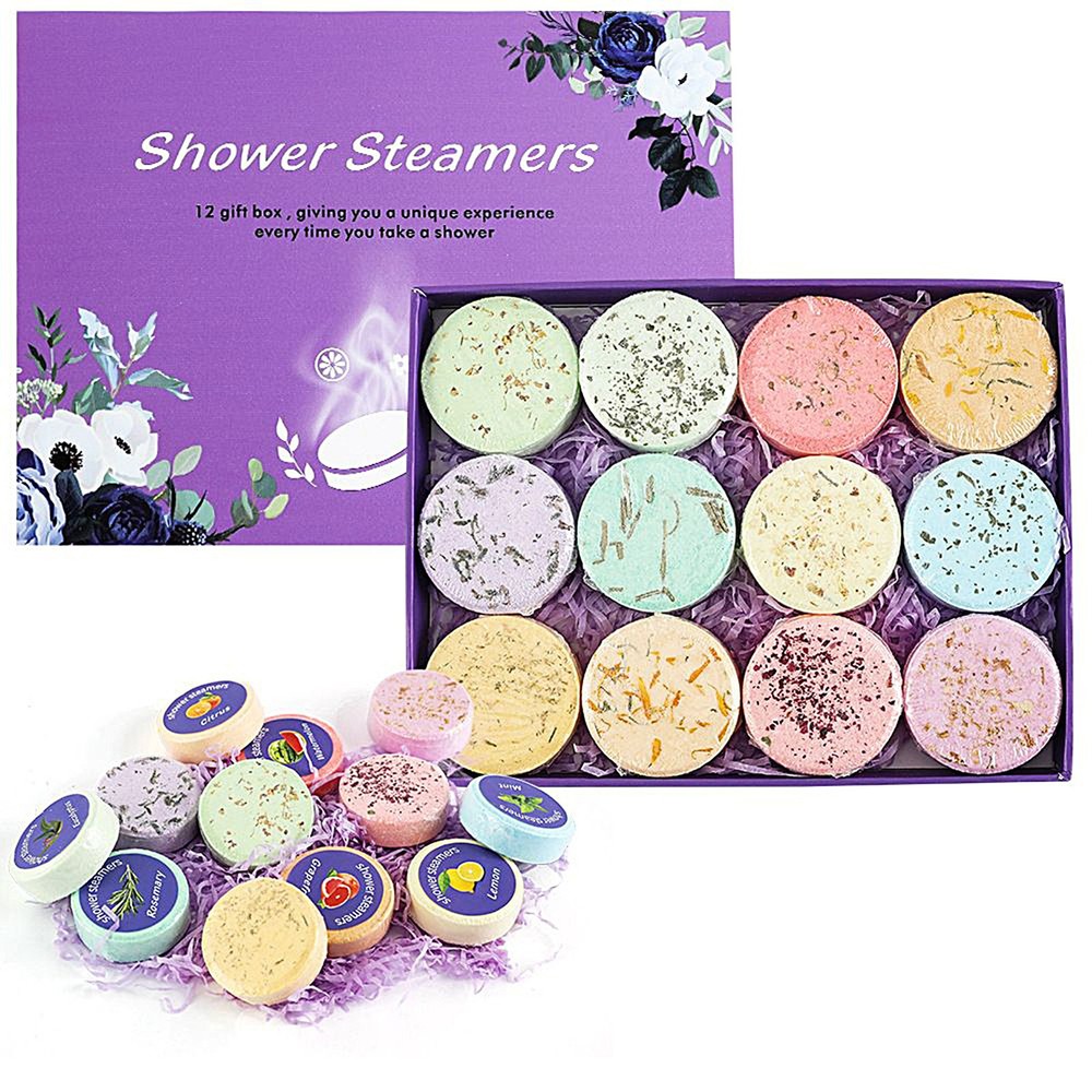 Shower Steamer 12 Pieces Slow-Release Shower Aromatherapy Sheets